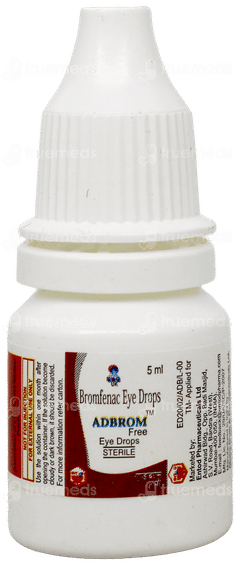 Adbrom Free Eye Drops 5Ml